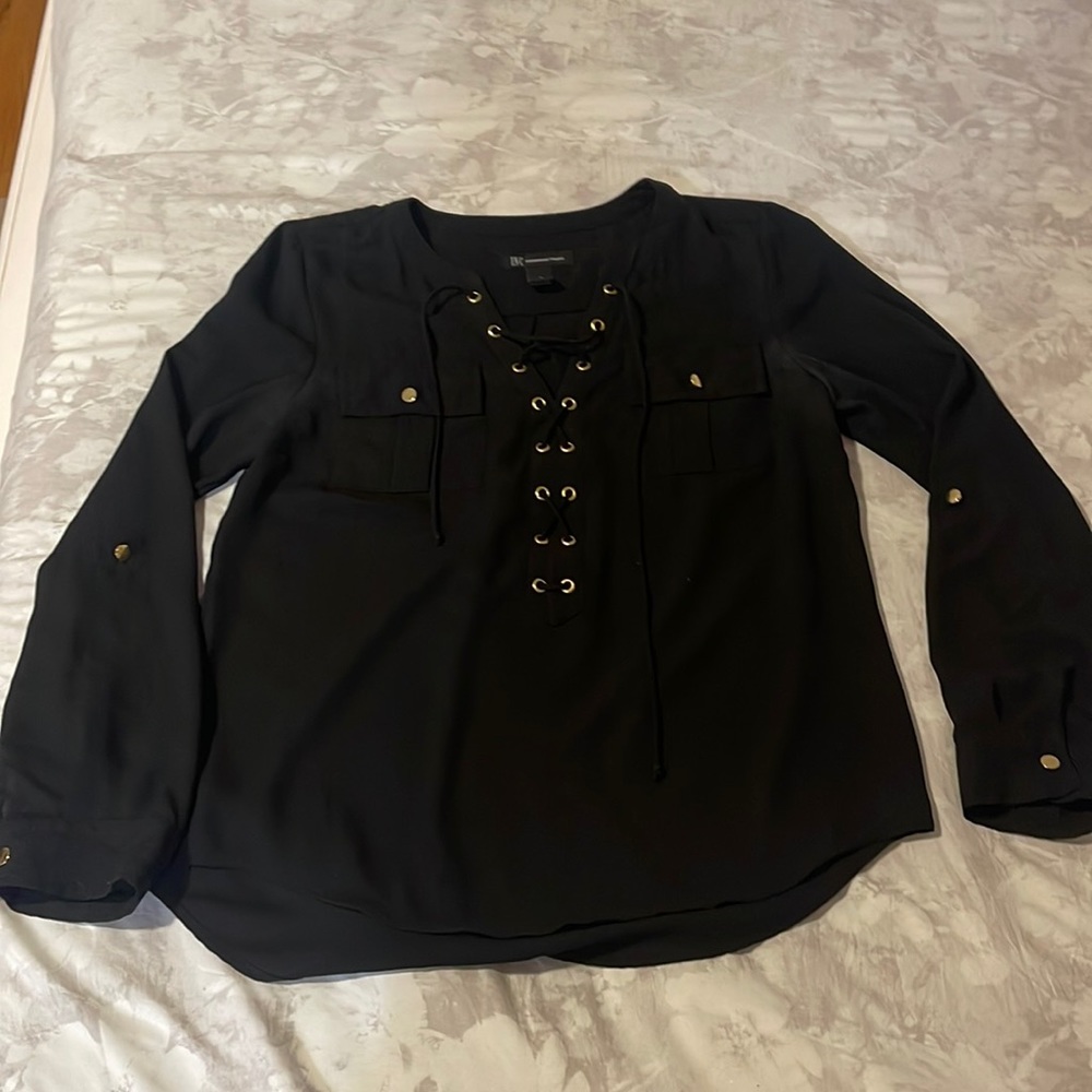 Black blouse by INC